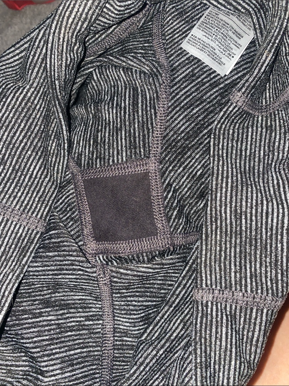 💋Adorable Grey and black leggings with mesh details up halfway on the sides! - Picture 9 of 9